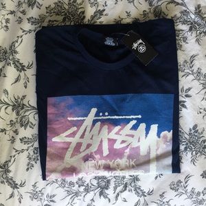 Stussy Small White Clouds T Shirt